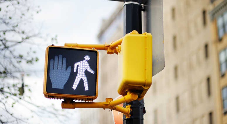 New York street crossing New York street crossing