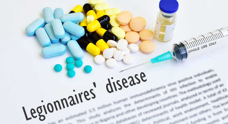 Drugs and syringe for Legionnaires' disease. Drugs and syringe for Legionnaires' disease.