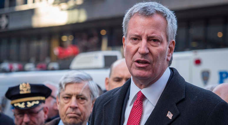 Mayor Bill De Blasio. De Blasio