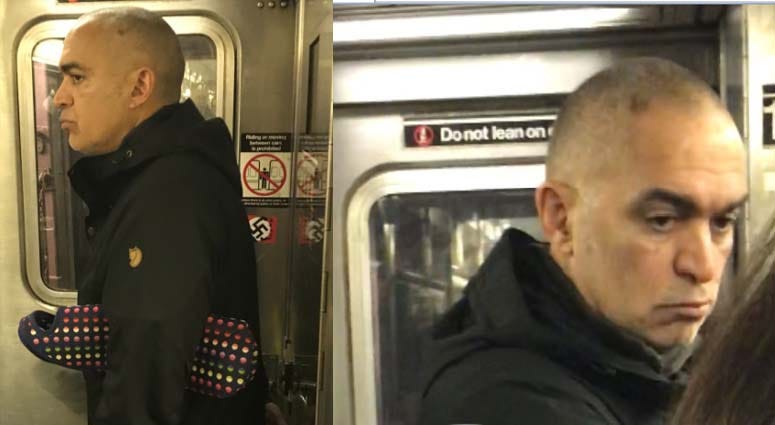 NYPD swastika sticker