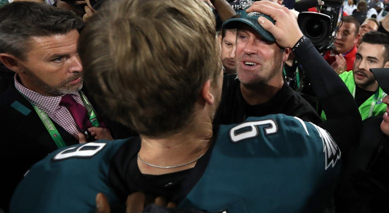 Doug Pederson and Nick Foles Doug Pederson and Nick Foles