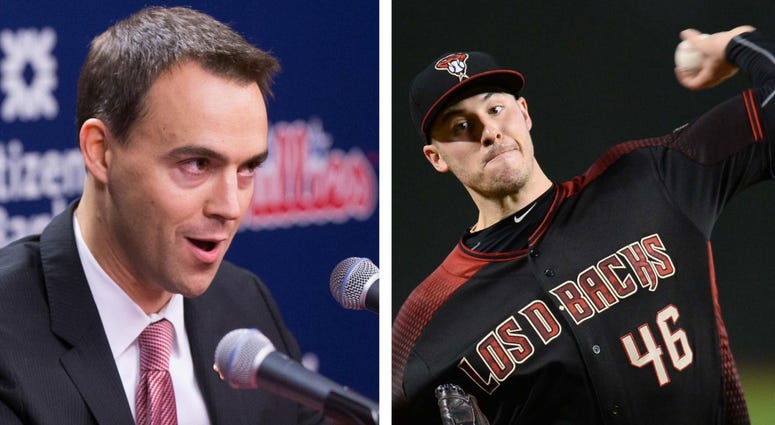 Matt Klentak and Patrick Corbin Matt Klentak and Patrick Corbin