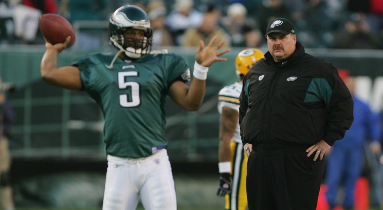 Andy Reid and Donovan McNabb Andy Reid and Donovan McNabb