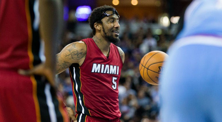 Amar'e Stoudemire with the Miami Heat in 2016 Amar'e Stoudemire with the Miami Heat in 2016