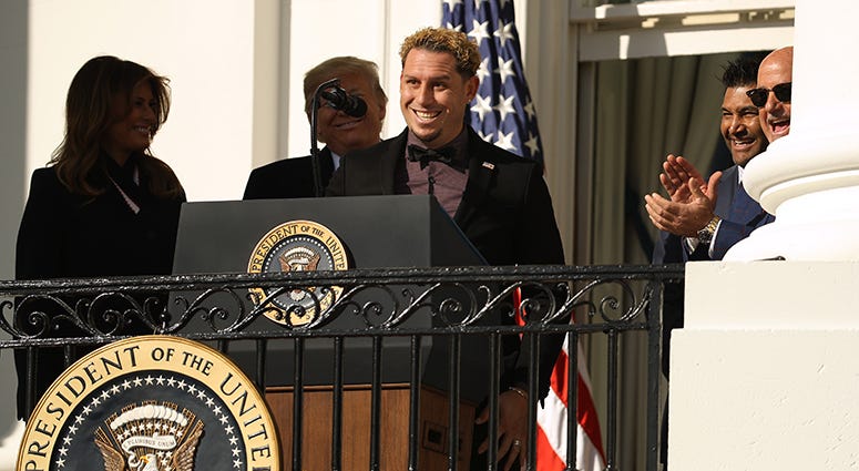 Asdrubal Cabrera – Nationals' White House Visit Asdrubal Cabrera – Nationals' White House Visit