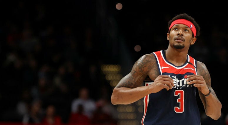 Bradley Beal stares out at the crowd. SNIDER: Faux Wizards are still worth watching