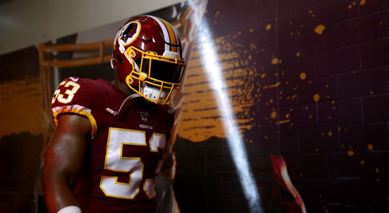 Redskins linebacker Jon Bostic heads down the tunnel before a game at FedEx Field Redskins re-sign LB Jon Bostic to two-year deal (report)