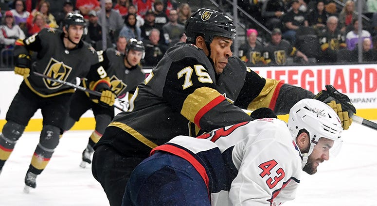 Ryan Reaves collides with Tom Wilson John Carlson on how Caps climb out of prolonged rut