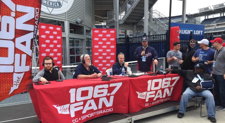 106.7 The Fan broadcasting live from Nationals Park. 106.7 The Fan broadcasting live from Nationals Park.
