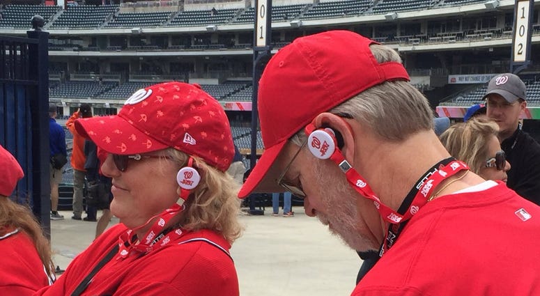 Nats fans listening to 106.7 The Fan. Nationals fans listening to 106.7 The Fan.