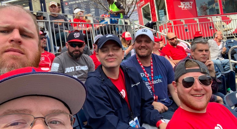 106.7 The Fan personalities and producers at Nats Park. 106.7 The Fan personalities and producers at Nats Park.