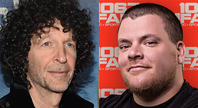 SiriusXM's Howard Stern and 106.7 The Fan's Chad Dukes Howard_Stern_Chad_Dukes