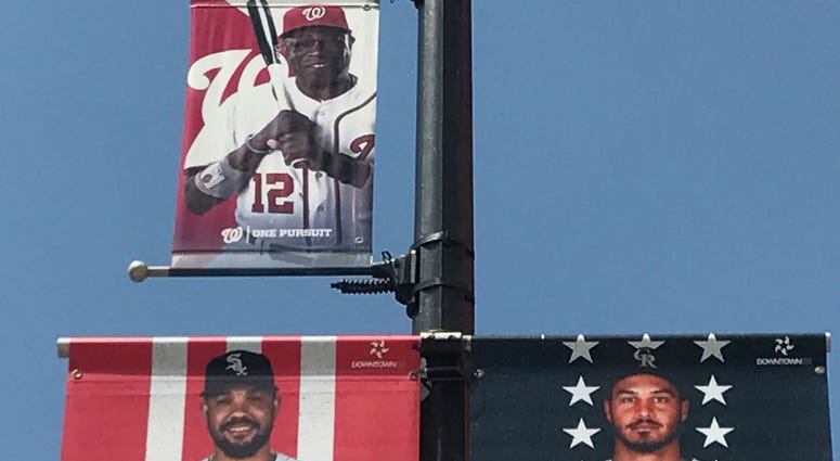 All-Star Game promotional sign featuring ex-Nats skipper Dusty Baker Dusty_Baker_All_Star_Sign