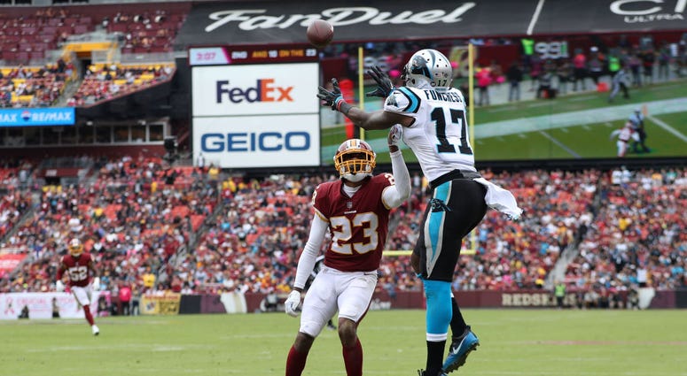 A shot of the crowd during a Redskins-Panthers game at FedEx Field in Oct. 2018 Redskins_Panthers_FedEx_Field