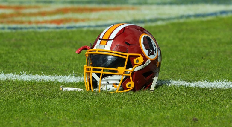 A Washington Redskins helmet is seen before a Dec. 2018 game against the Jacksonville Jaguars Source: Eric Schaffer one team's lead candidate for president of football ops.
