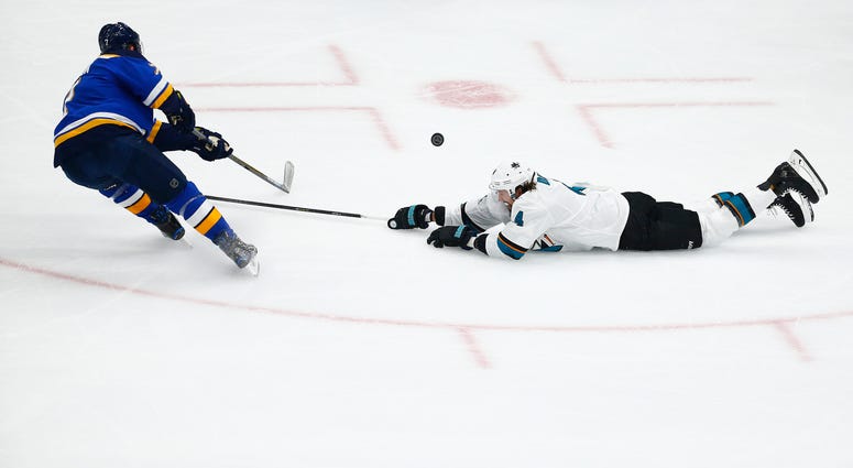 Brenden Dillon gives himself up trying to block a shot in the 2019 Stanley Cup Playoffs Capitals trade for Sharks defenseman Brenden Dillon