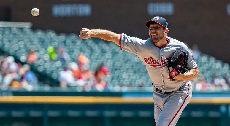 Hall of Fame pitcher shows Max Scherzer the ultimate respect. At MLB All-Star Game, Pedro Martinez shows Nationals ace Max Scherzer the ultimate respect.