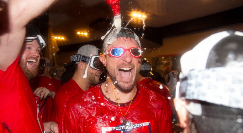Strasburg soaks Scherzer after Wild Card Game win. Photos: Stay in the fight! Nats beat Brewers in Wild Card
