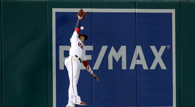 Things looked bad after Juan Soto misplayed ball in left. PHOTOS: Stay in the fight! Nats beat Brewers in Wild Card