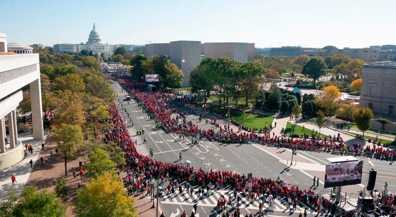 Sea of red at the Nats' World Series parade in D.C. Photos of Nationals' World Series parade are insane
