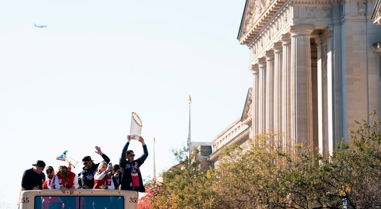 Sea of red at the Nats' World Series parade in D.C. Photos of Nationals' World Series parade are insane