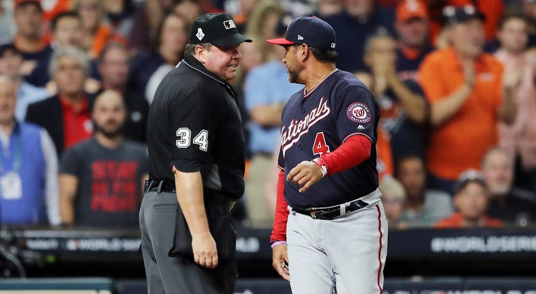 Dave Martinez went ballistic on the World Series umpires. Best pictures of World Series umpire controversy, Dave Martinez ejection