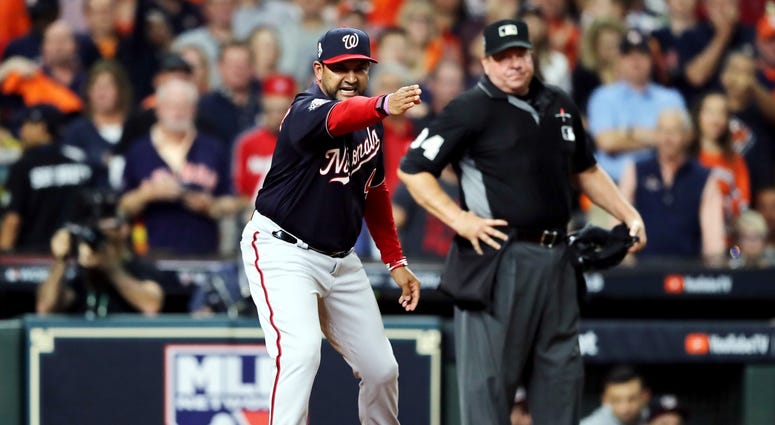 Dave Martinez went ballistic on the World Series umpires. Best pictures of World Series umpire controversy, Dave Martinez ejection