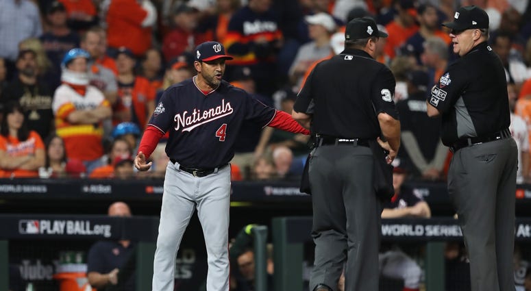 Dave Martinez was searching for an explanation. He never got a good one. Best pictures of World Series umpire controversy, Dave Martinez ejection