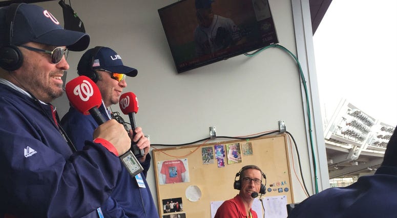 The Junkies join the Nats radio broadcast on 106.7 The Fan Day. The Junkies join the Nats radio broadcast on 106.7 The Fan Day.