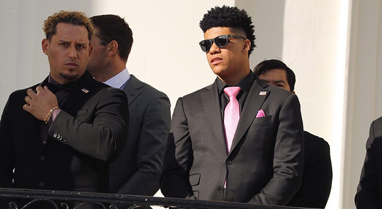 Asdrubal Cabrera Juan Soto – Nationals' White House Visit Asdrubal Cabrera Juan Soto – Nationals' White House Visit