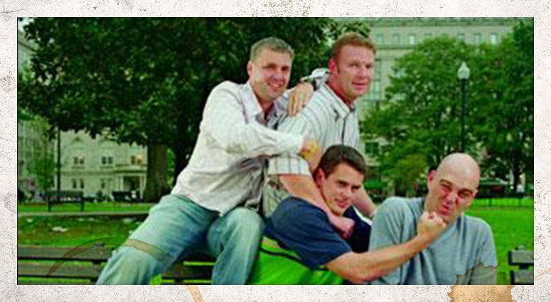 Why are they always beating up on poor Cakes in their publicity photos???