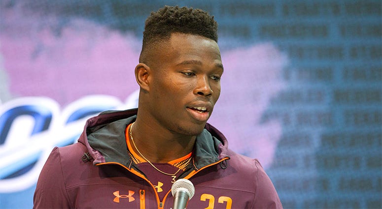 Mohamed Sanu baits Redskins rookies into showing off their arm strength Dwayne Haskins challenges Mohamed Sanu to throwing contest