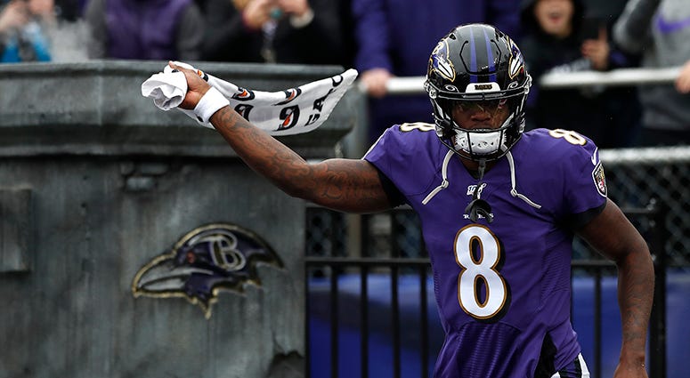 Lamar Jackson takes the field for the Ravens at M&T Bank Stadium Is Baltimore too far for Redskins fans to journey?
