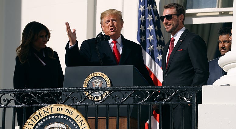Max Scherzer – Nationals' White House Visit Max Scherzer – Nationals' White House Visit