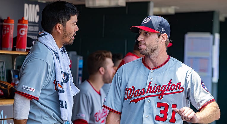 Max Scherzer to miss scheduled start against the Phillies Sunday Max Scherzer to miss next start against Phillies with back tightness
