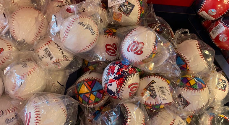 Nationals World Series Balls Nationals World Series Balls