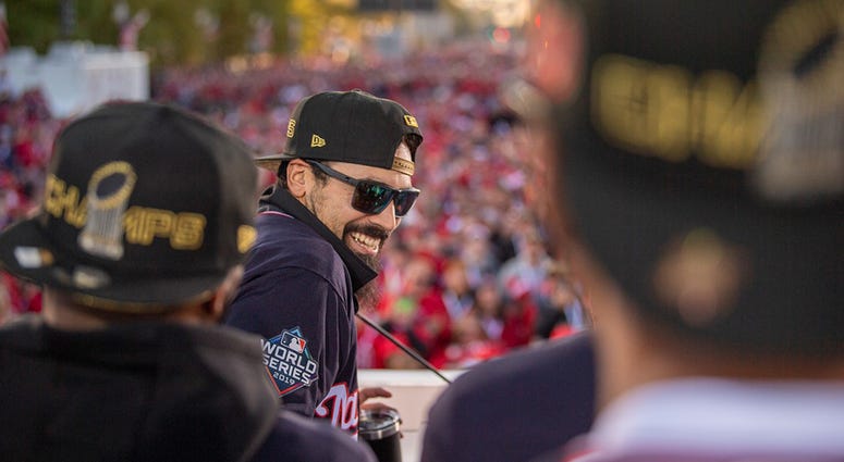 It was a picture-perfect Saturday in the nation’s capital as hundreds of thousands of fans celebrated the 2019 World Series Champion Washington Nationals. Washington Nationals players and coaches roll through the streets of Washington, D.C. and then speak on stage, celebrating their 2019 World Series championship with a few hundred thousand fans on November 2, 2019.