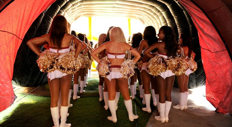 Redskins cheerleaders ready to take the field in 2013 Redskins_Cheerleaders_2013