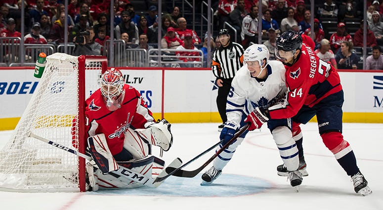 Samsonov, Siegenthaler showing Caps still have a bright future Samsonov, Siegenthaler showing Caps have a bright future
