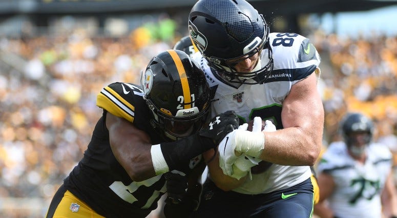 Sean Davis leans in for a tackle against the Seahawks. He would leave the game early with a shoulder injury and miss the remainder of the 2019 season. Did the Redskins do enough in free agency’s start?
