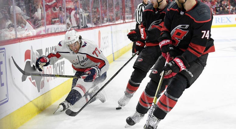 Capitals lose forward T.J. Oshie after a hit from behind by Warren Foegele Caps-Hurricanes: T.J. Oshie leaves Game 4 with injury