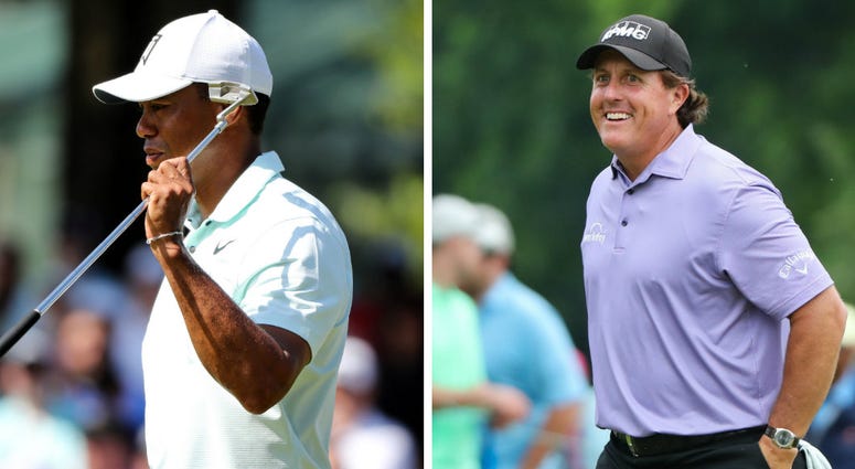 Tiger Woods, Phil Mickelson compete at Quail Hallow Tiger_Woods_Phil_Mickelson