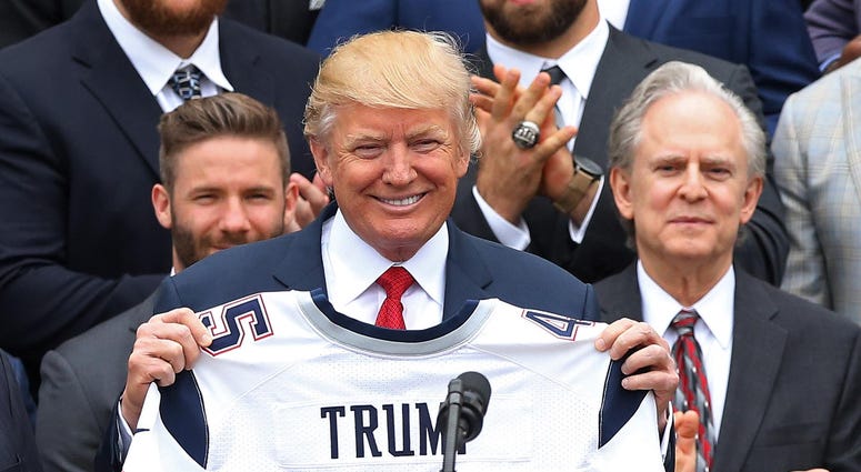 Donald Trump with the New England Patriots donald_trump_nfl