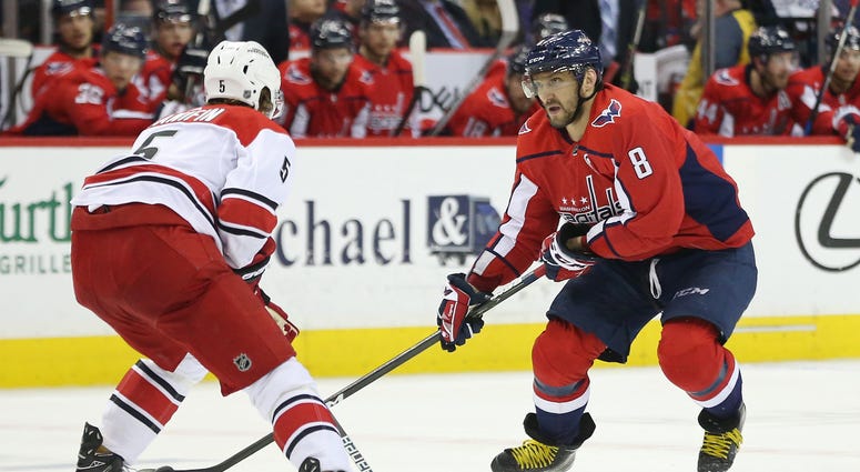 Alex Ovechkin of the Washington Capitals. Alex_Ovechkin_Hurricanes