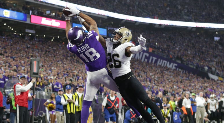 Michael Floyd in a playoff game with the Vikings in Jan. 2018 Michael_Floyd_Vikings