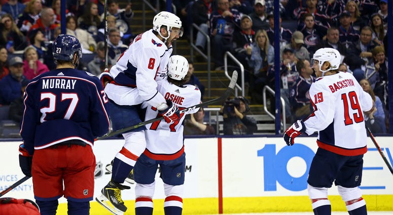 Alex Ovechkin and TJ Oshie celebrate ovechkin_oshie_caps