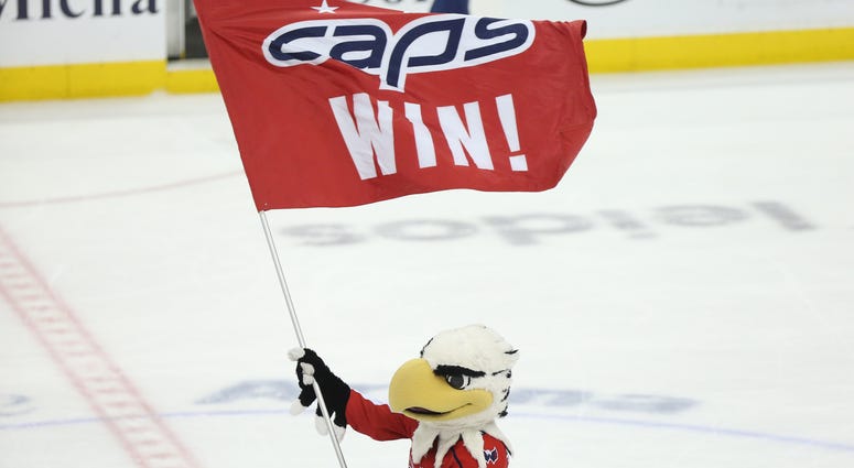 Washington Capitals mascot Slap Shot slapshot_capitals_win
