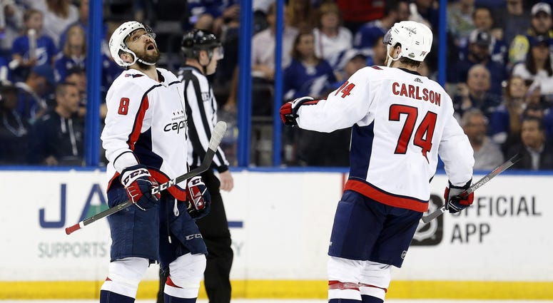 Alex Ovechkin scores late in Game 5 against Tampa Bay Alex_Ovechkin_Goal_Caps_Lightning_Game_5
