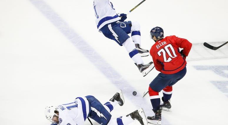 Lars Eller of the Washington Capitals lars_eller_caps