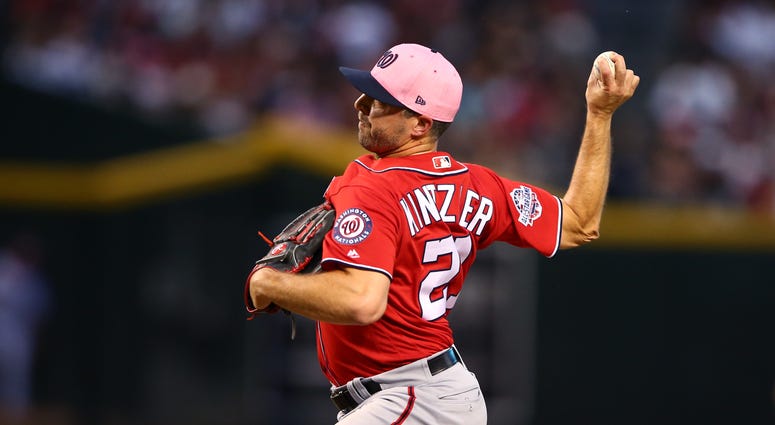 Brandon Kintzler pitches for the Washington Nationals. Brandon_Kintzler